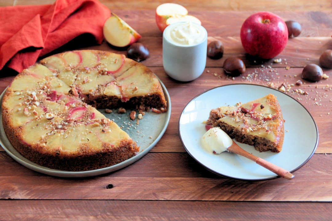 Recette Gateau Pommes Chataignes Recette Dessert Facile Bridelice