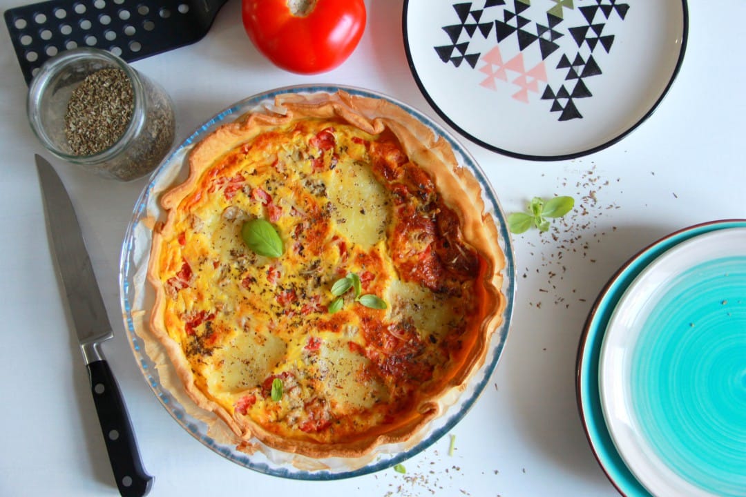 Quiche Au Thon : Recette De La Quiche Au Thon Pour 6 - Bridélice